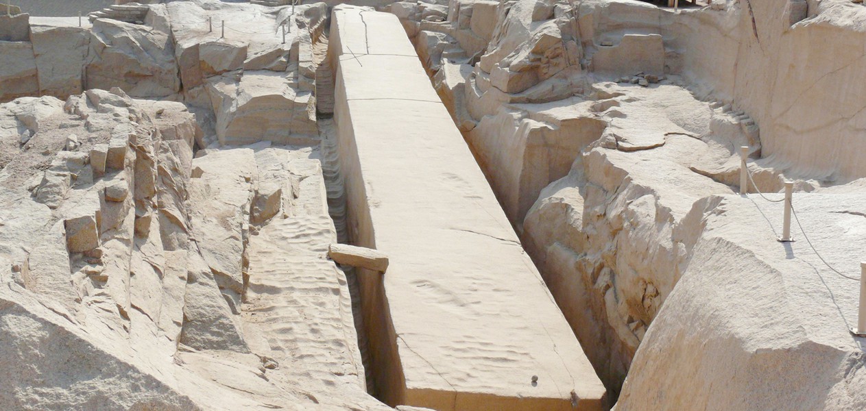 Unfinished obelisk egypt